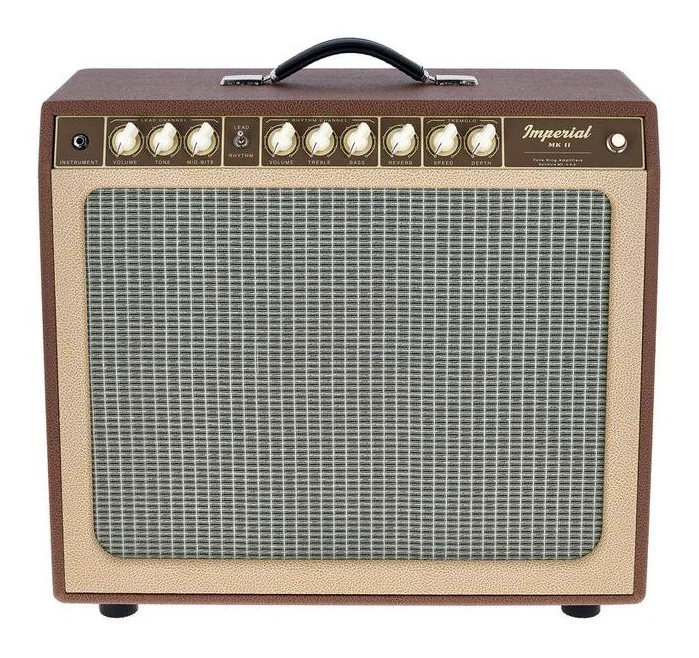 Tone King Imperial Mk II BR, logo e finiture del pannello frontale