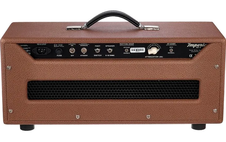 Tone King Imperial MK II Head BR, vista dall'alto della testata