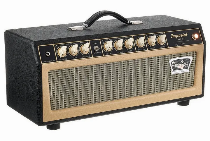 Tone King Imperial MK II Head BK, vista laterale del cabinet