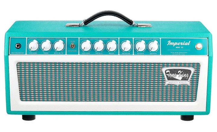 Tone King Imperial MK II Head TRQ, vista laterale del cabinet