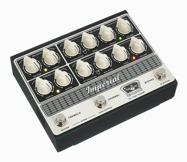 Tone King Imperial Tri-Tube Preamp, angolo del cabinet
