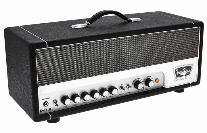 Tone King Royalist MKIII Head BK, retro con le prese di collegamento