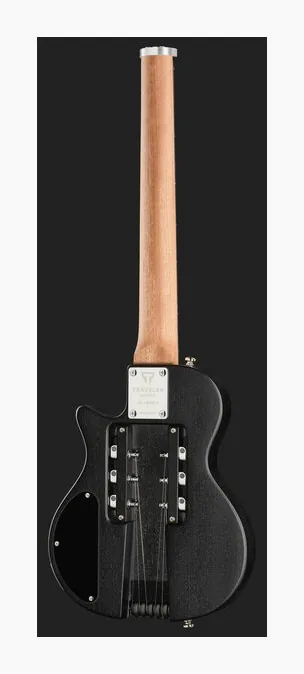 Traveler Guitar EG-1 MOD-X Matte Black, capotasto e prime posizioni della tastiera