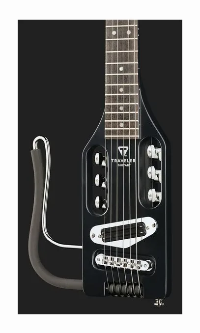 Traveler Guitar Electric Ultra-Light LH MBK, capotasto e prime posizioni della tastiera