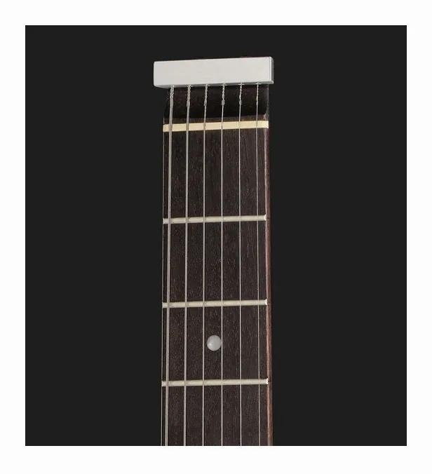 Traveler Guitar Pro Series Mod X - Matte Black, curve del body viste dall'alto