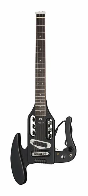 Traveler Guitar Pro Series Mod X - Matte Black visto di fronte