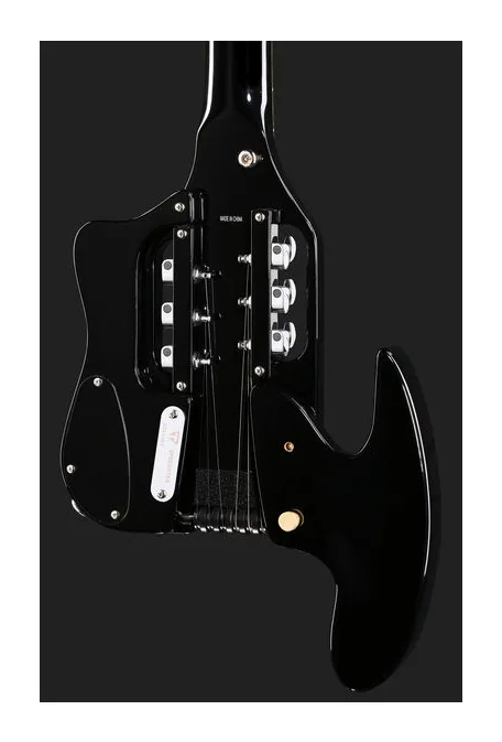 Traveler Guitar Speedster Standard Gloss Black, pickup e manopole dei controlli