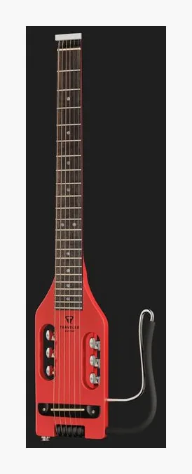 Traveler Guitar Ultra Light Vintage Red, paletta con meccaniche e logo