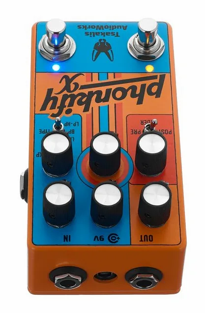 Tsakalis AudioWorks Phonkify X Env. Filt & Octaver, ingressi e uscite laterali