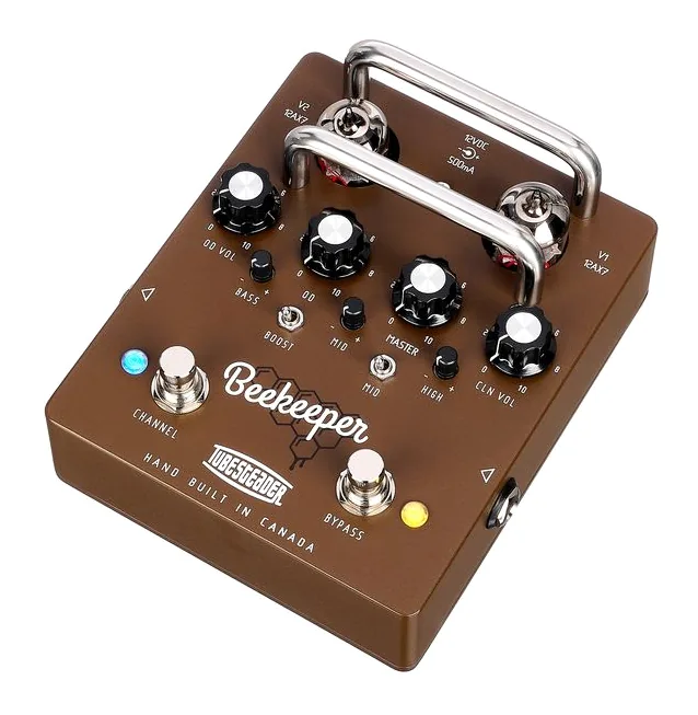 Tubesteader Beekeeper Preamp/Overdrive in primo piano frontale