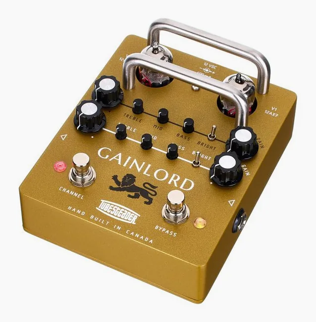 Tubesteader Gainlord Tube Pre/Overdrive, connettori sul retro dell'unita