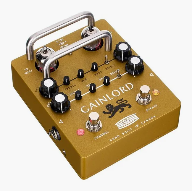 Tubesteader Gainlord Tube Pre/Overdrive, ingressi e uscite laterali