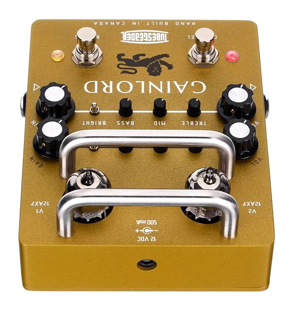 Tubesteader Gainlord Tube Pre/Overdrive, ingressi e uscite laterali
