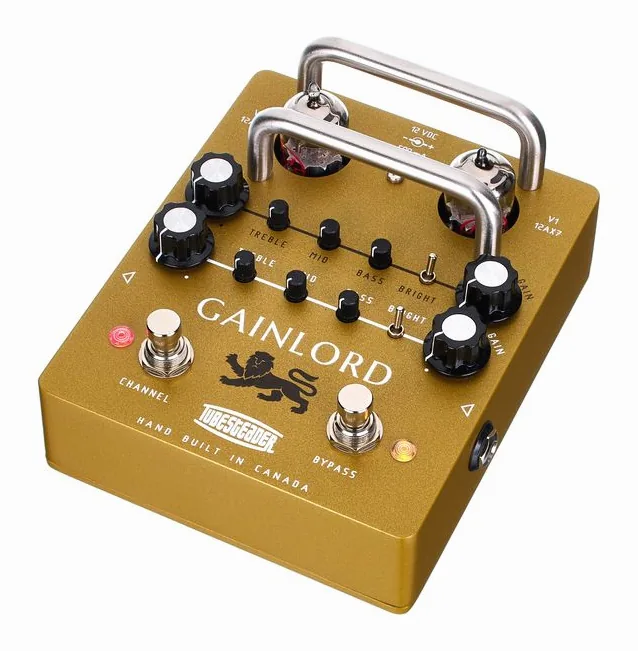 Tubesteader Gainlord Tube Pre/Overdrive in primo piano frontale