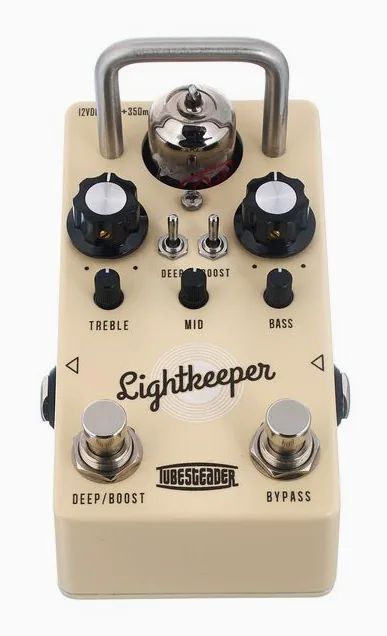 Tubesteader Lightkeeper v2 Pre/Overdrive, footswitch in primo piano