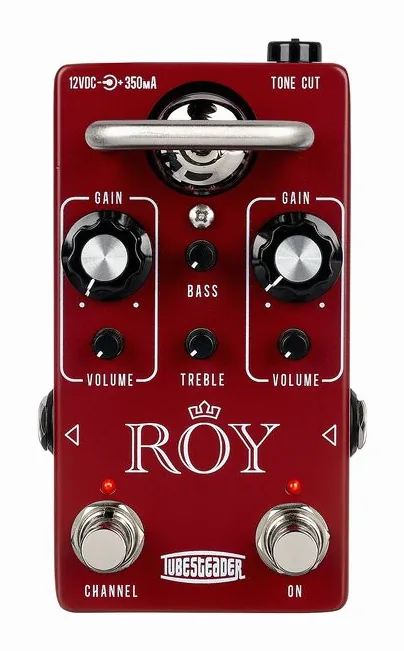Tubesteader Roy Overdrive, led e interruttore a pedale