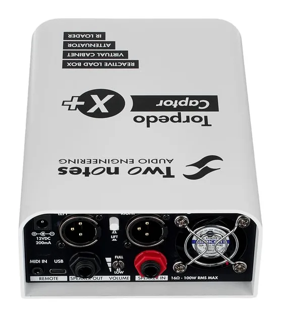 Two Notes Torpedo Captor X + 16 Ohms, angolo del cabinet