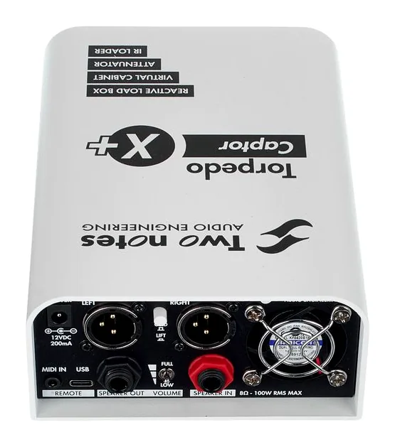 Two Notes Torpedo Captor X + 8 Ohms, griglia dell'altoparlante