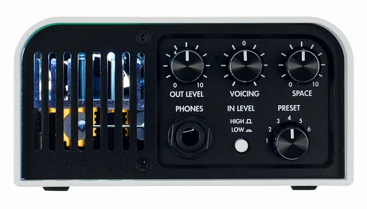 Two Notes Torpedo Captor X + 8 Ohms, pannello dei controlli in primo piano