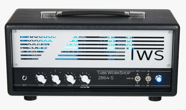 TWS 2864-S Top Silver, logo e finiture del pannello frontale