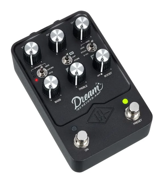 Universal Audio UAFX Dream '65, connettori sul retro dell'unita