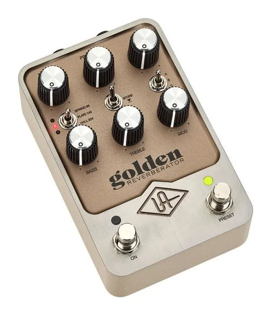 Universal Audio UAFX Golden Reverberator, manopole viste dall'alto