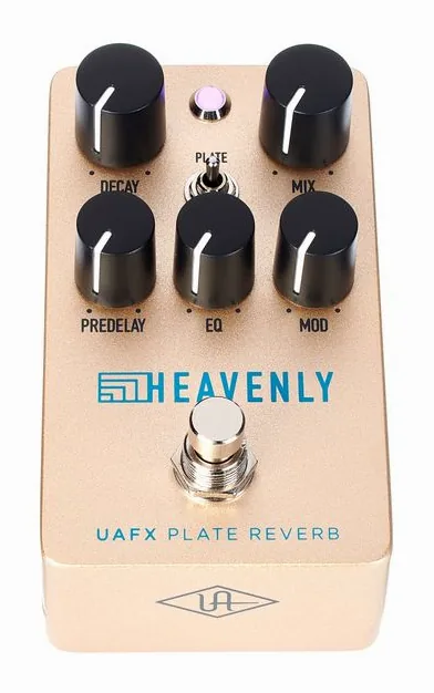 Universal Audio UAFX Heavenly Plate Reverb, ingressi e uscite laterali