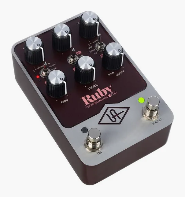 Universal Audio UAFX Ruby '63, connettori sul retro dell'unita