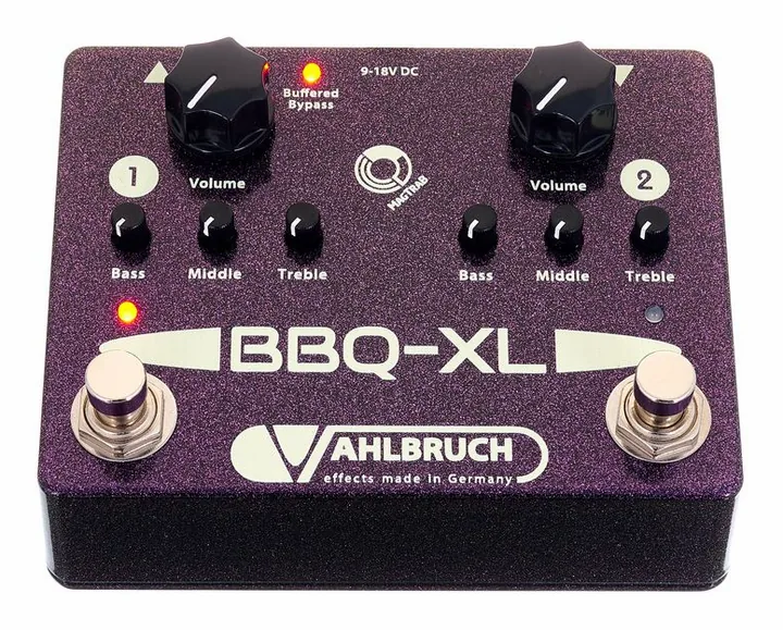 Vahlbruch BBQ-XL Buffer,Booster,EQ, manopole viste dall'alto