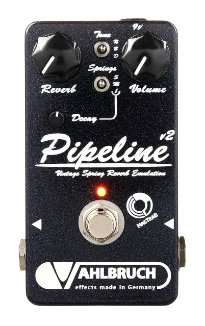 Vahlbruch Pipeline v2 Reverb, grafica del pannello superiore
