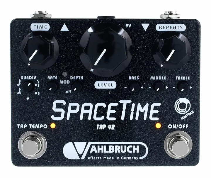 Vahlbruch SpaceTime Tap v2, grafica del pannello superiore
