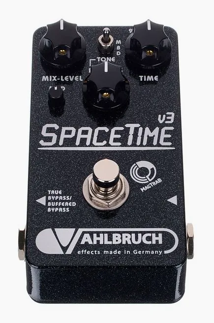 Vahlbruch SpaceTime v3 Delay/Echo, manopole viste dall'alto