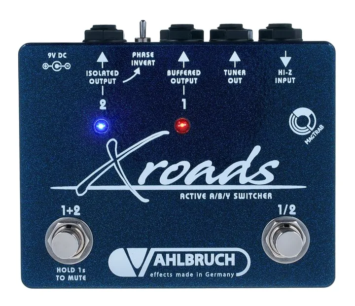 Vahlbruch Xroads active ABY Switch, grafica del pannello superiore