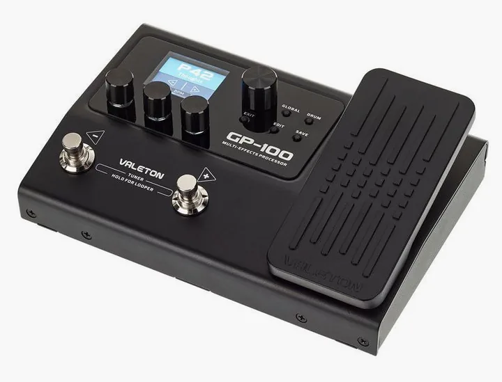 Valeton GP-100, led e interruttore a pedale
