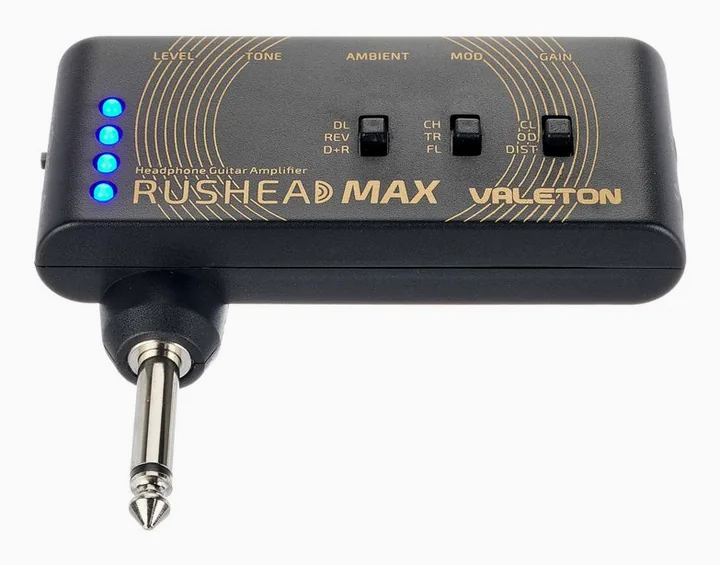 Valeton RushHead Max, led e interruttore a pedale