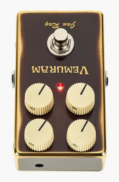 Vemuram Jan Ray Overdrive, connettori sul retro dell'unita