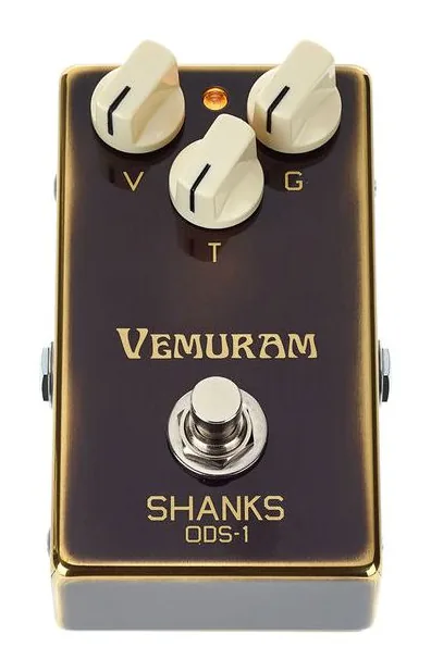 Vemuram Shanks ODS-1 Overdrive, grafica del pannello superiore