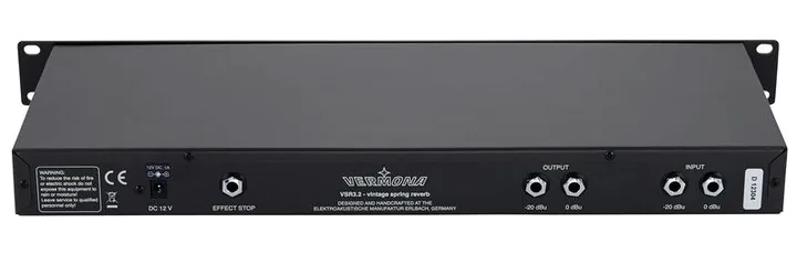 Vermona VSR 3.2, manopole viste dall'alto