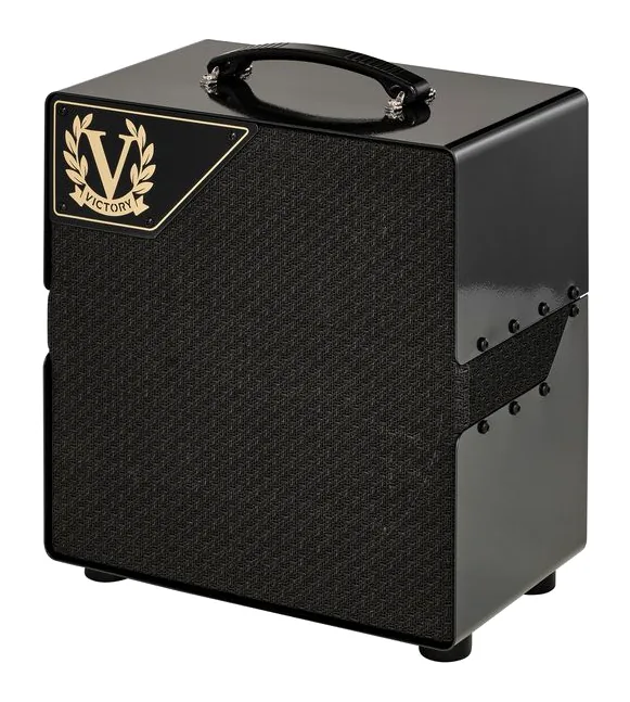 Victory Amplifiers MKX Lunchbox Cabinet inquadrato di fronte su sfondo neutro