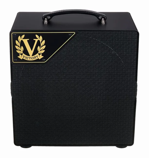 Victory Amplifiers Sheriff Lunchbox Cabinet, logo e finiture del pannello frontale