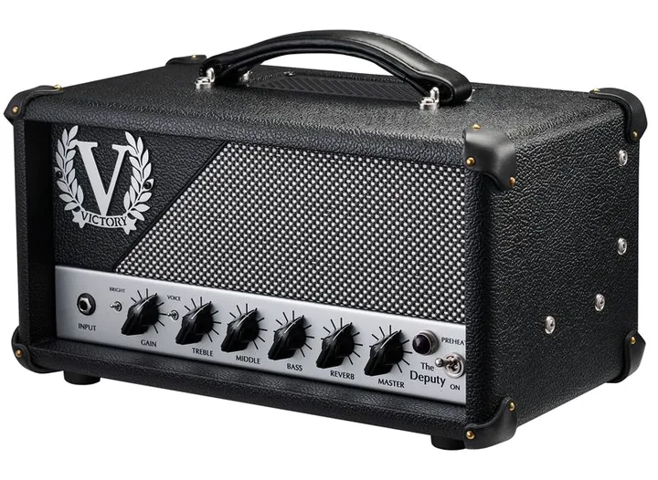 Victory Amplifiers The Deputy Compact Head in primo piano frontale