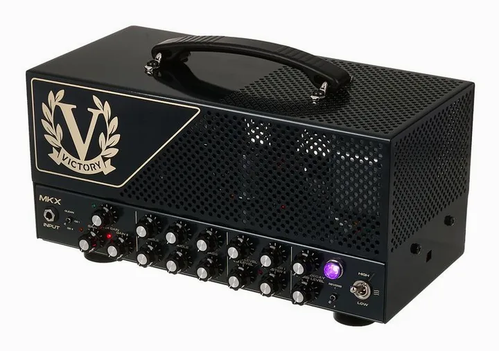 Victory Amplifiers The MKX Lunchbox Head fotografato frontalmente
