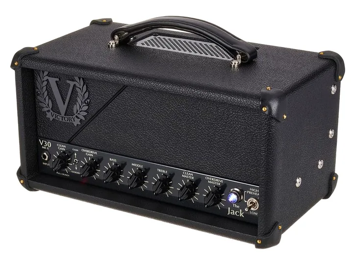 Victory Amplifiers V30 The Jack MKII Compact Head in primo piano frontale
