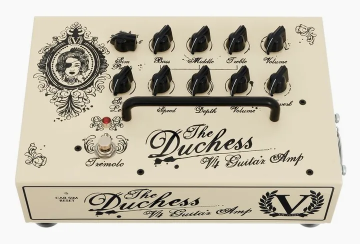 Victory Amplifiers V4 Duchess Power Amp TN-HP, manopole e selettore dei canali