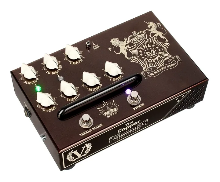 Victory Amplifiers V4 The Copper Preamp, angolo del cabinet