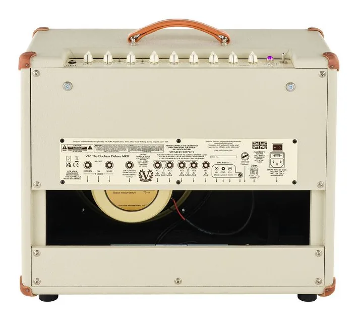 Victory Amplifiers V40 Duchess Deluxe Combo MKII, manopole e selettore dei canali