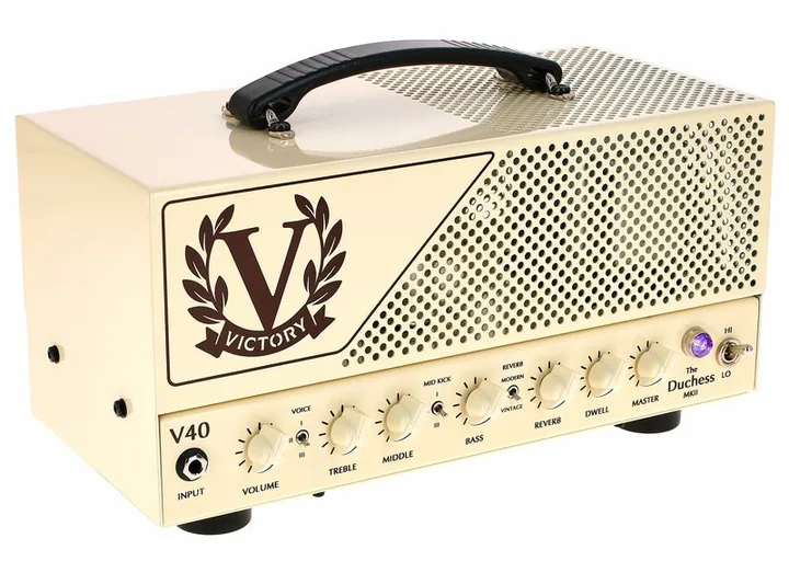 Victory Amplifiers V40 The Duchess MKII Lunch Box, angolo del cabinet