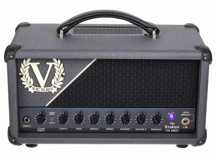 Victory Amplifiers VX Kraken MKII Compact Head, retro con le prese di collegamento
