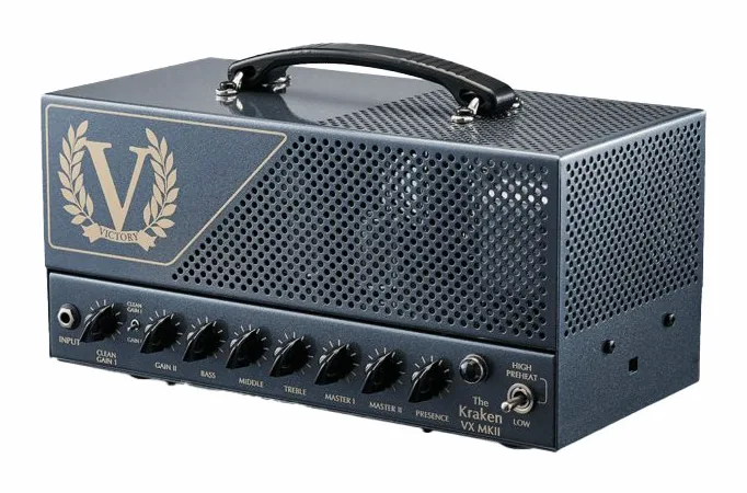 Victory Amplifiers VX Kraken MKII Lunch Box Head in primo piano frontale