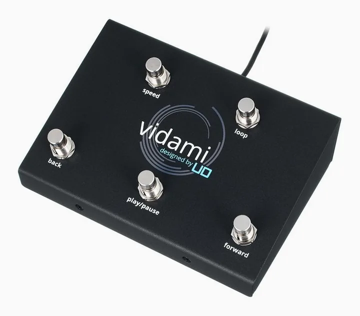Vidami Original Video Foot Controller, ingressi e uscite laterali